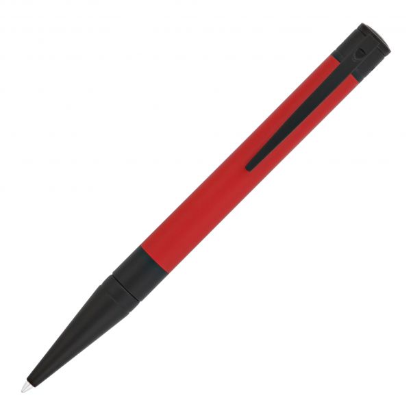 S.T. Dupont D-Initial Matte Black & Red Ballpoint Pen – 265116
