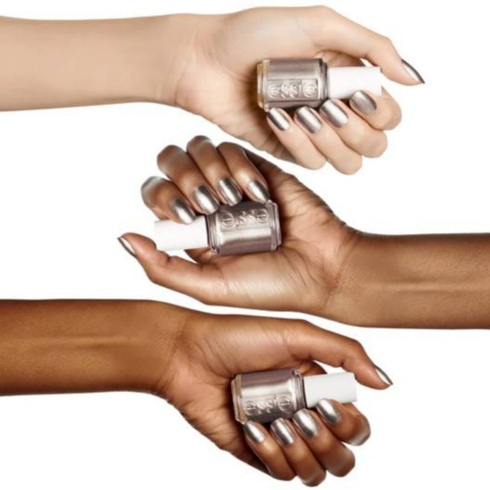 Essie Gadget Free (610) Nail Polish Gunmetal Metallic-3