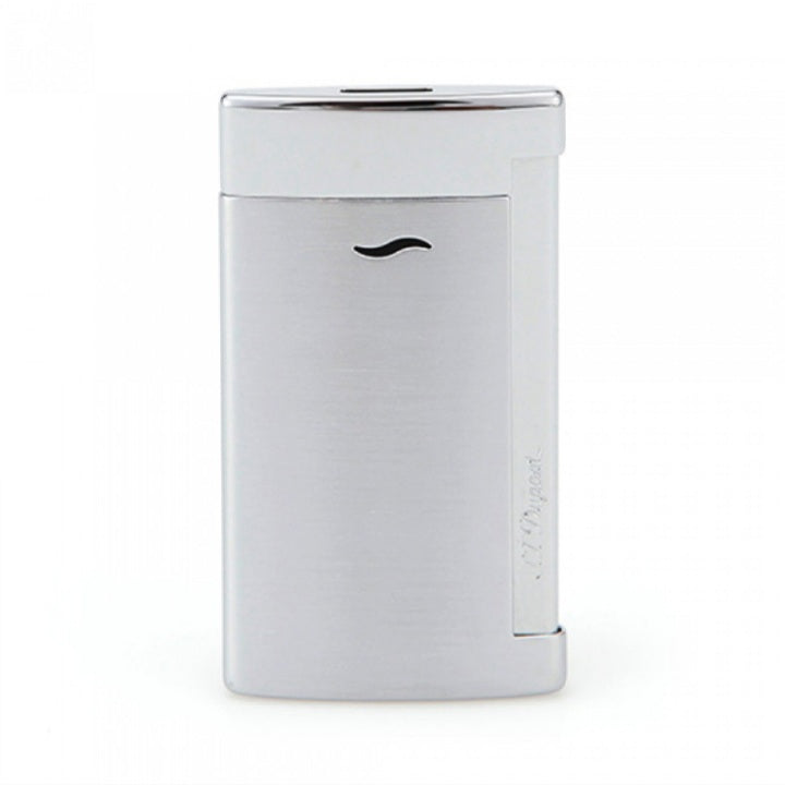 S.T. Dupont Slim 7 Lighter Brushed Chrome 7mm Jet Flame-3