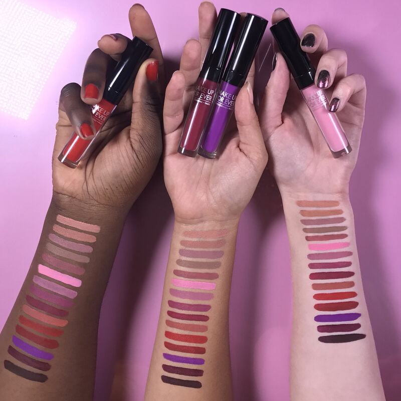 Make Up For Ever Artist Liquid Matte Liquid Lip Color 505 Blackcurrant-3