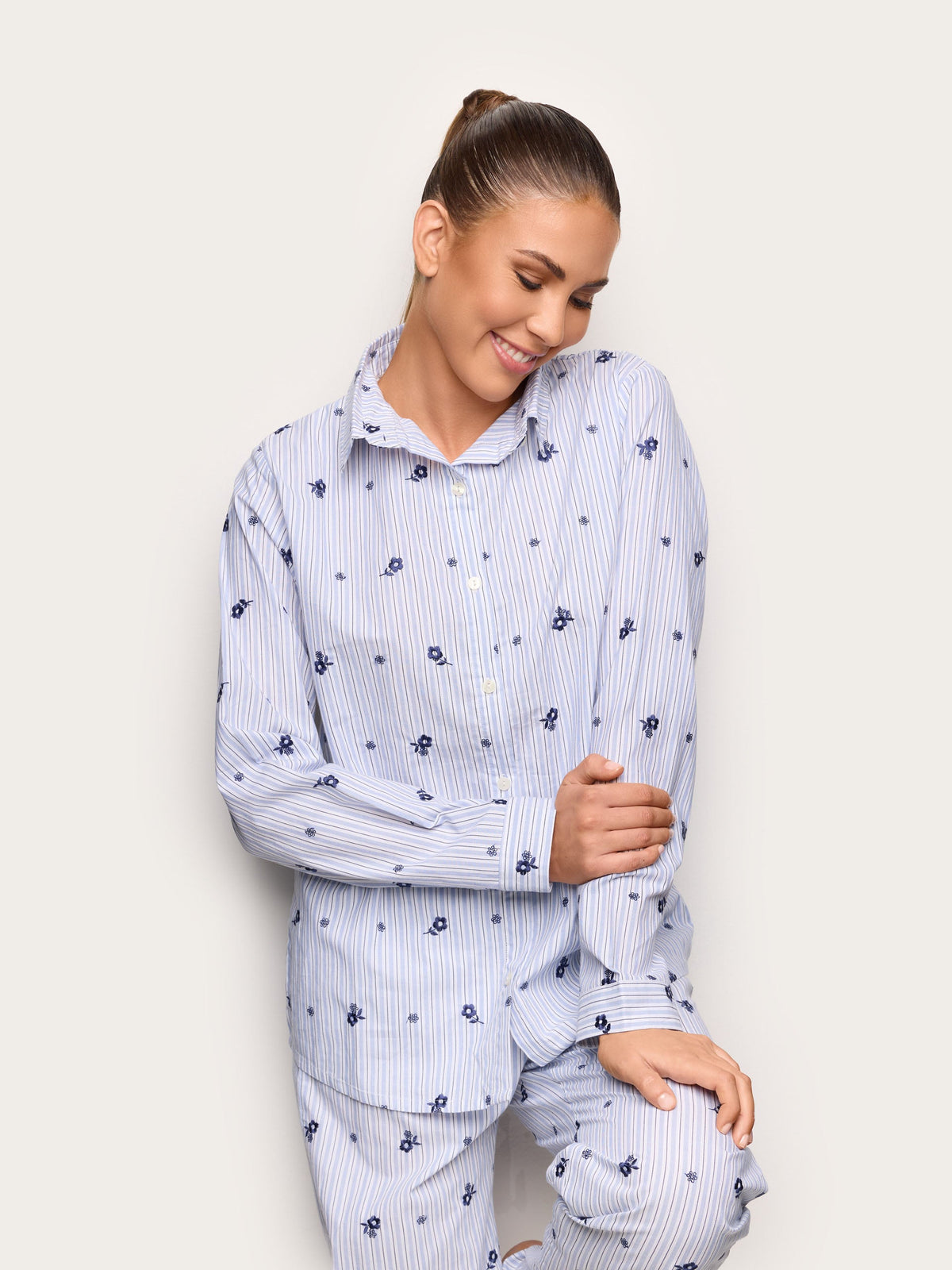 Yamamay Long-sleeve T-shirt Daily Pajamas – PPTD193004